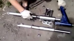 Разбор вилки мопедадельта,альфа