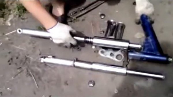 Разбор вилки мопедадельта,альфа