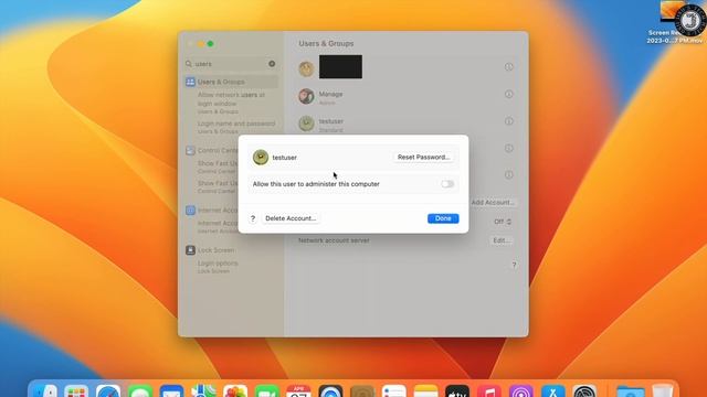 How to give Admin privilage to a user in Macos Ventura смотреть онлайн