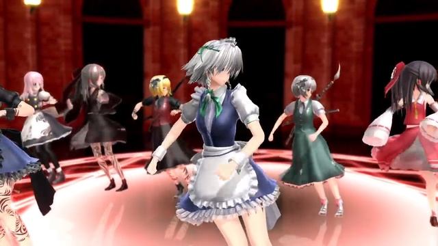 【東方MMD】光と闇のBad　Apple！！ смотреть онлайн