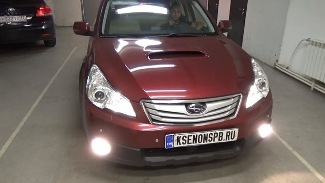 Улучшаем свет Subaru Outback . Замена ксеноновых линз + HPL Crossfire lite смотреть онлайн
