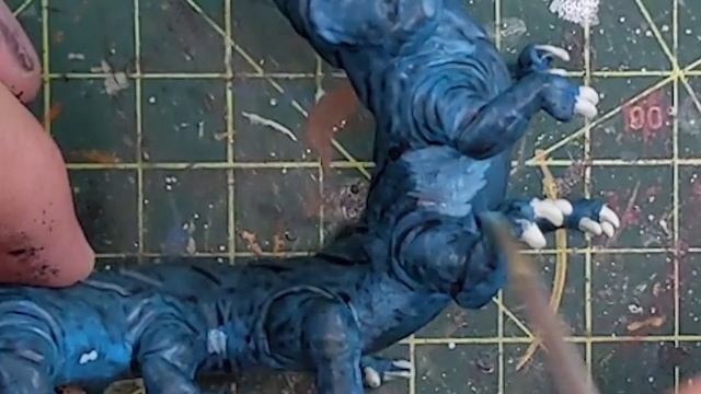 How to paint a Nolzur's Marvelous Miniatures Behir D&D – with step by step commentary. смотреть онлайн