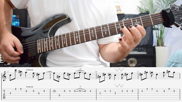 Children of Bodom - Waste of Skin (Melody Section) Guitar Cover + TAB смотреть онлайн
