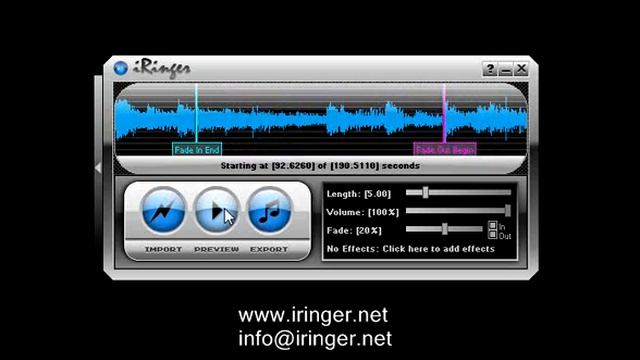 iRinger - Create/Edit Free iPhone Ringtones (v2.2) смотреть онлайн