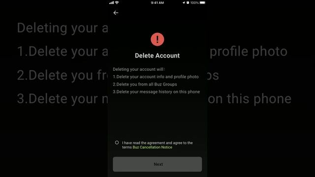 BUZ app - how to delete an account? смотреть онлайн