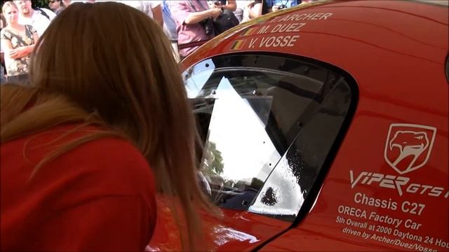 Chrysler Viper GTS-R C-27- Goodwood Festival of Speed - Nadine Geary смотреть онлайн