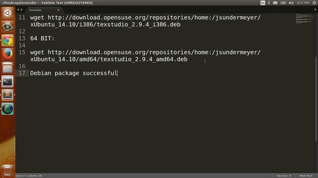 How to install TeXstudio 2.9.4 on Ubuntu 14 10 смотреть онлайн