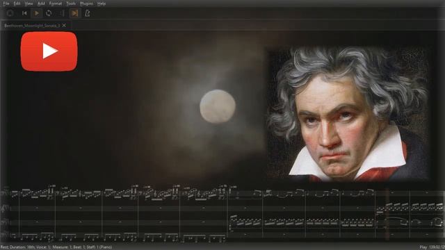 MuseScore 3.6 - Beethoven Moonlight Sonata (3d mvmt) смотреть онлайн