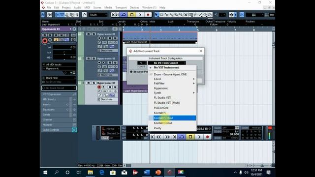 Cubase 5 Tutorial - How to make a beat (instrumental) with Cubase using plugins like Hypersonic etc смотреть онлайн
