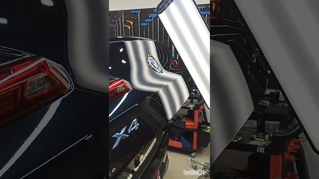 ремонт вмятины на крышке багажника BMW X4 PDR без покраски смотреть онлайн
