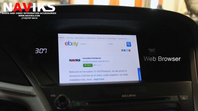 2014 Acura RLX NAVIKS Video Interface Added: Kivic One + iPhone 6 Plus смотреть онлайн