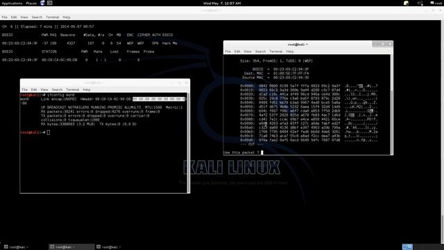 Cracking WEP With No Connected Clients (Verbal step by step) смотреть онлайн