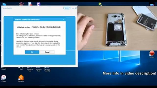 How to update with using smart switch and fix flashing all error смотреть онлайн