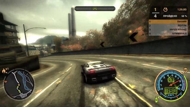 Lamborghini Gallardo- после тюнинга дает жару всем!! Продолжаем следовать до следующего Босса.. смотреть онлайн