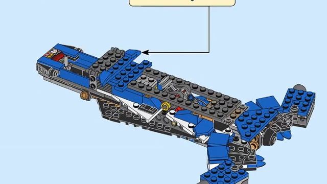 Instrucciones LEGO NINJAGO Caza Supersónico de Jay 70668 смотреть онлайн