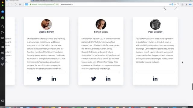 Atomic - разбор команды +инвесторы и советники проекта смотреть онлайн
