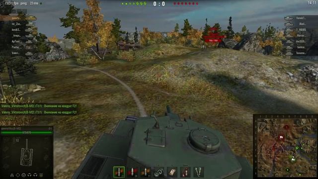 World of Tanks Укрепы 1 бой ( 6 лвл ) танк 0-I смотреть онлайн