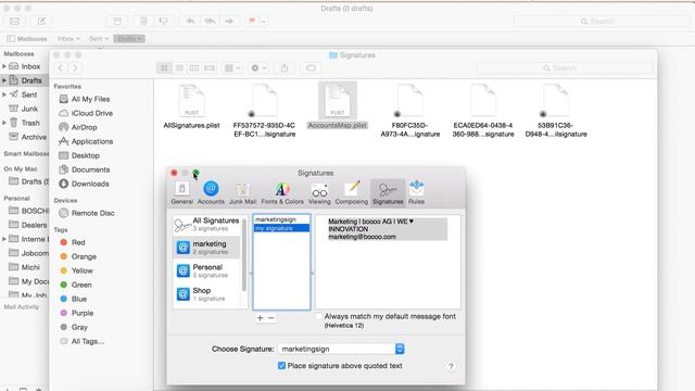 How to make html email signature in Mac Mail 2015 / 2016 very easy смотреть онлайн