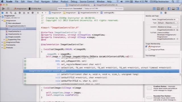 Stanford University Developing iOS 7 Apps: Lecture 10 - Multithreading, Scroll View смотреть онлайн