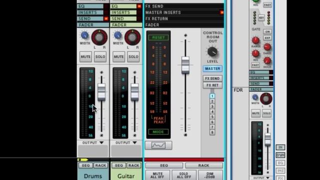 Gain Staging - Gain Structure - Balance Tracks - SSL Mixer Series - Reason - LearnReason