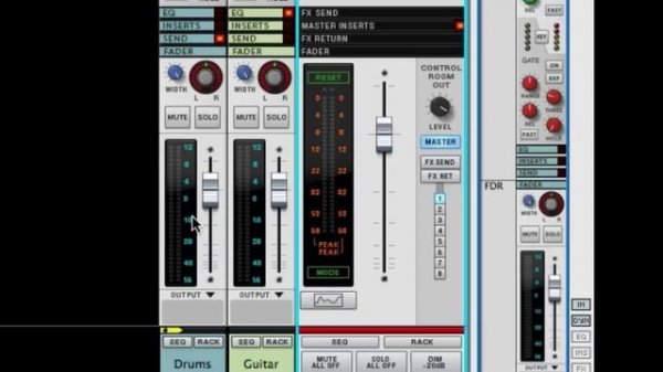 Gain Staging - Gain Structure - Balance Tracks - SSL Mixer Series - Reason - LearnReason