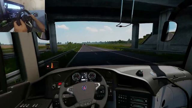 SCANIA TOURING ! work on 1.37 version! Euro Truck Simulator 2 Gameplay смотреть онлайн