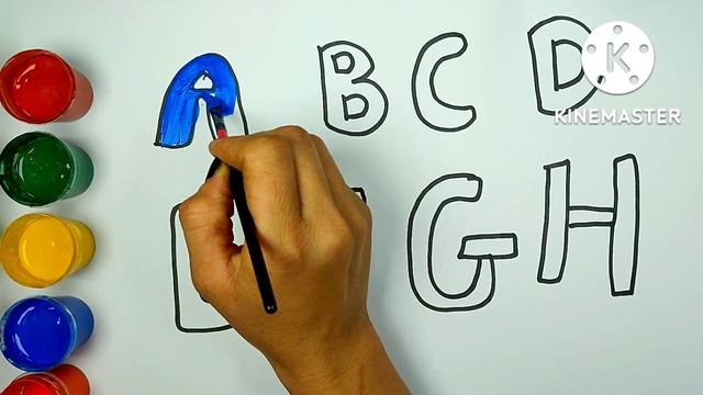English Alphabet, Abcd Writing dotted, A for apple,Preschool learning abcdefgh songs for kids смотреть онлайн