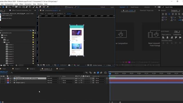 Free Mobile App Promo Video Templates 3d | after effect template + Tutorial смотреть онлайн