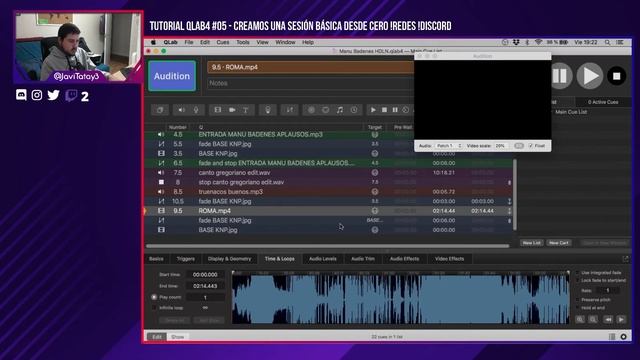 ⚗️ Tutorial QLab 4 Español #05 Creación de proyecto desde cero смотреть онлайн