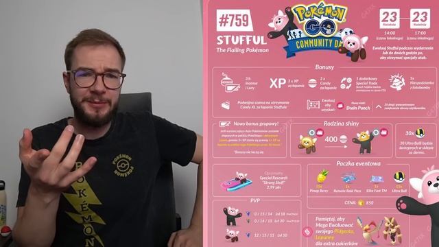 Stufful Community Day! Jak się przygotować? Poradnik na CD! Pokemon GO смотреть онлайн