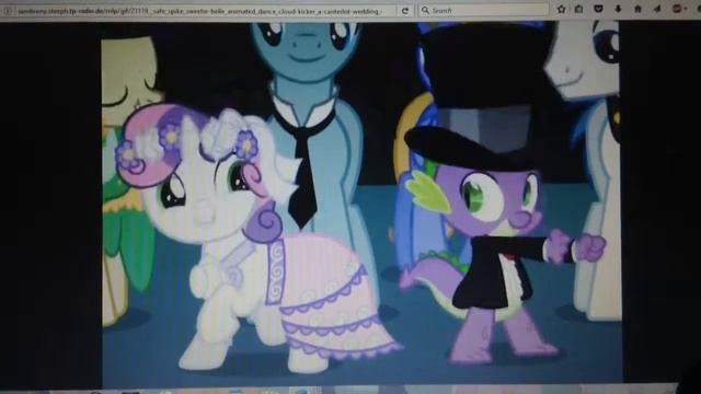 Sweetie Belle and Spike tap dancing 1 смотреть онлайн