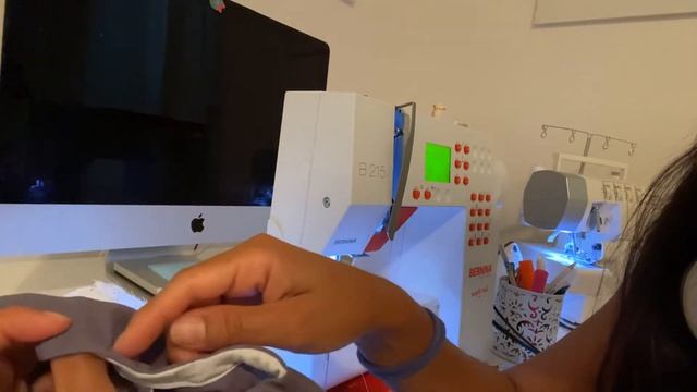 Sewing Bias Tape To Diaper Cover For Elastic