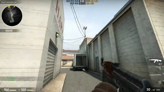 CS:GO. Играем с ботами на карте Nuke. смотреть онлайн