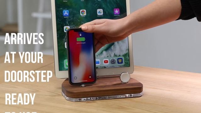 ATIK DOCK | Wooden Docking Station For Apple Products смотреть онлайн