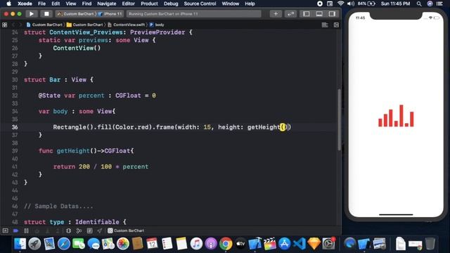 Bar Chart Using SwiftUI - Charts Using SwiftUI - How to Draw Graphs Using SwiftUI - SwiftUI Tutoria смотреть онлайн