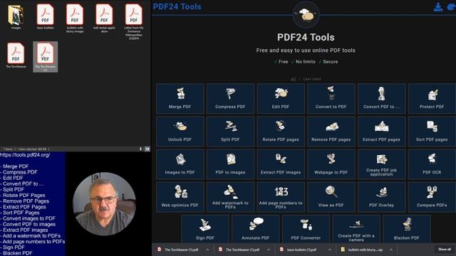 Using PDF24 Tools For Church Office