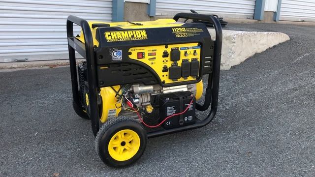 Champion 11250 starting watts 9000 running watts Generator смотреть онлайн