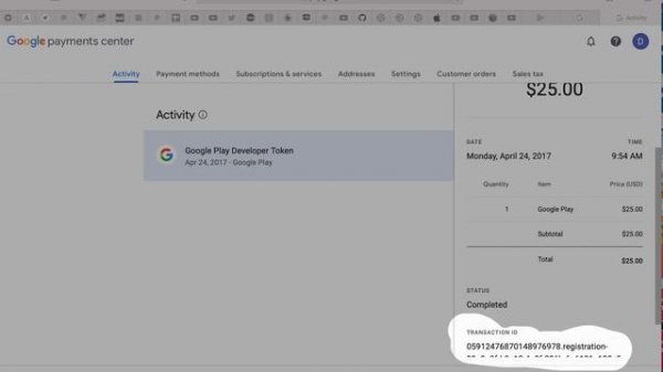 Transaction ID Transfer App in Google Play 2022