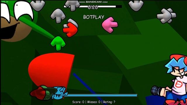 FNF VS Dave And Bambi - Topaz Apple Edition смотреть онлайн