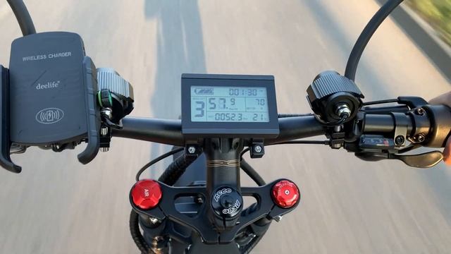 Фэтбайк на контроллерах Vector, редукторные моторы бафанг 1000+750