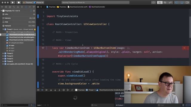 Tiny Constraints | Build Instagram Profile (part 1) | Swift 5, iOS 12, Xcode 10 смотреть онлайн