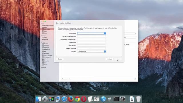 Generate a CSR on Mac Server 5.0 for OSX 10.10.5 and Above смотреть онлайн
