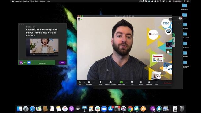 How to use Prezi Video with Zoom on Mac смотреть онлайн
