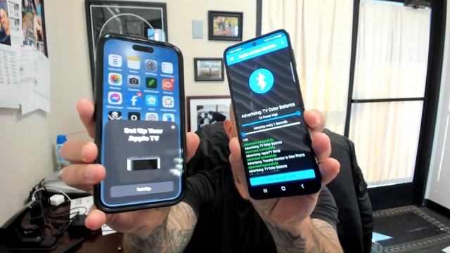 Android - BLE (Bluetooth) Spam to iPhone смотреть онлайн