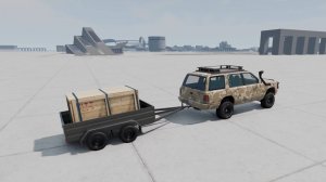 Гонки-BMG DRIVE-гоняем на джипе с прицепом!