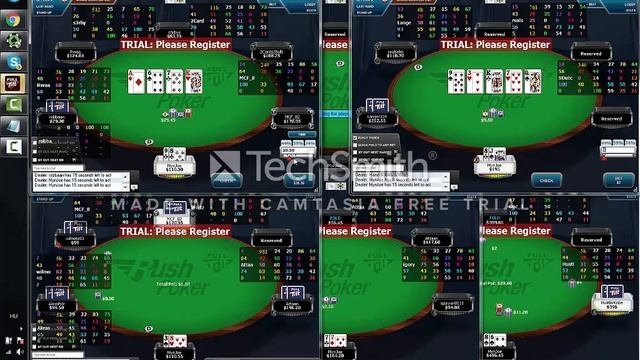 The last days of Full Tilt (rush poker NL100-NL400) смотреть онлайн