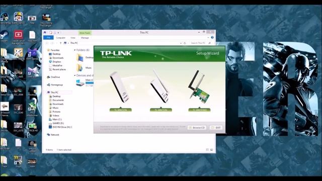 TP-LINK TL-WN781ND Unboxing and Installation смотреть онлайн