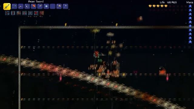 Pelea contra todos los jefes y un mini-jefe de Terraria 1.2.4.1 смотреть онлайн
