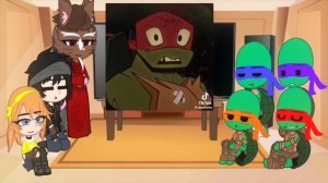 TMNT 2012 Reacts to ROTTMNT(2/?)||Gacha Reaction