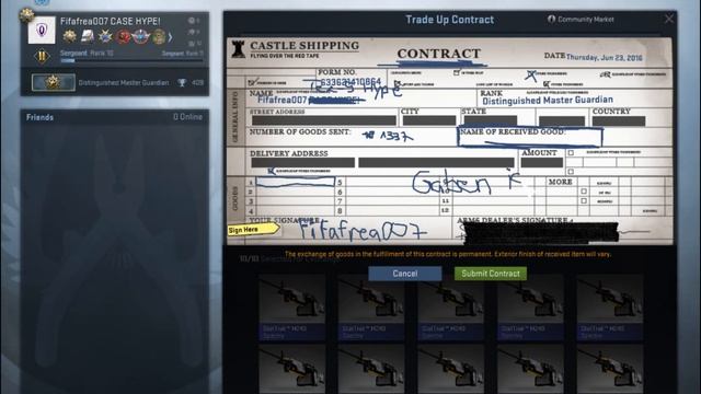 Trade Up Contract Counter-Strike: Global Offensive - [GERMAN][HD] - Road to Stattrak Inventory смотреть онлайн